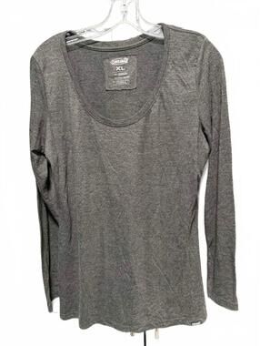 Cariloha XL Gray Long Sleeve Bamboo and Polyester Shirt